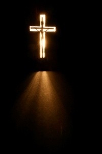 bright crucifix inn the dark